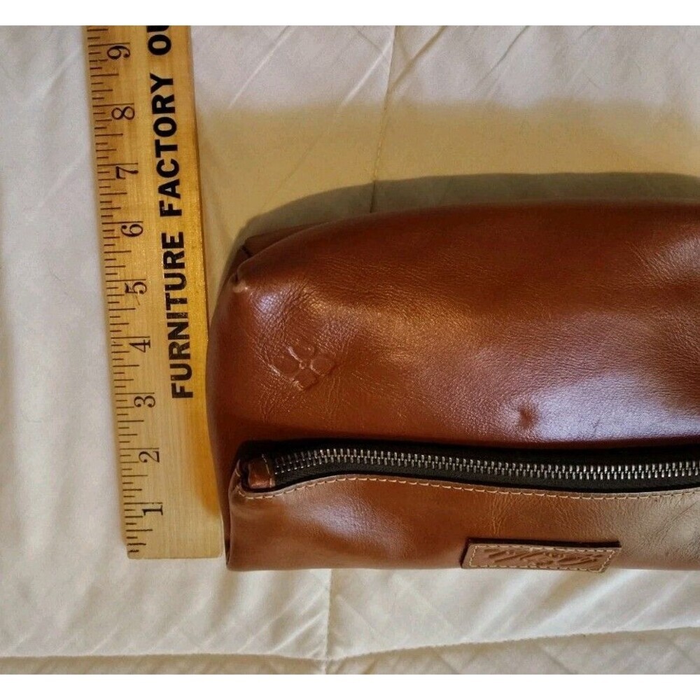 ​Patricia Nash Tan Leather Foldover Wristlet Clutch Bag — AS IS / READ DESC - Picture 8 of 16